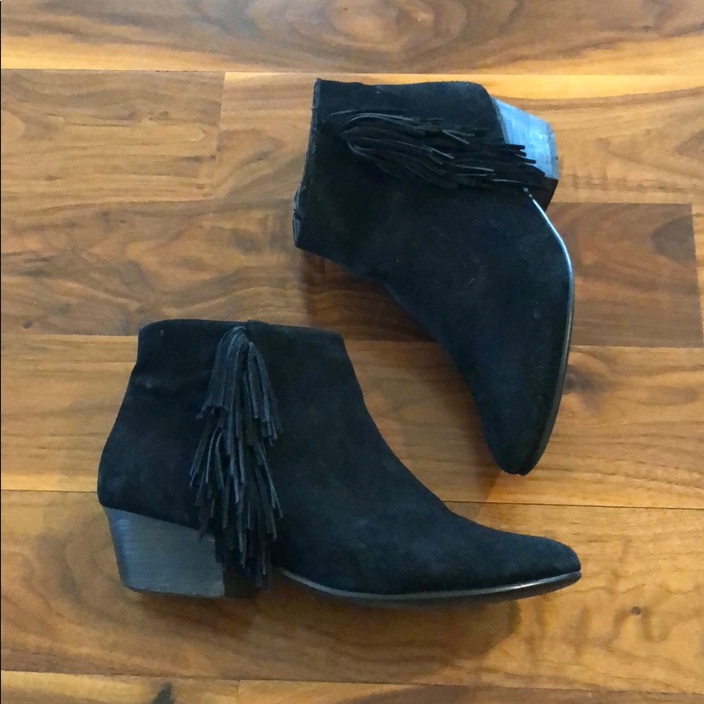 Kelsi Dagger ‘Trilogy’ fringe booties